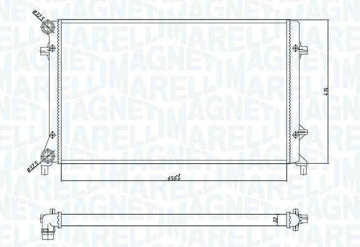 Articolo C7XSZ - RADIATORE VW GOLF V (1K1) 1.6